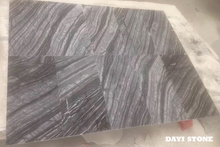 Paving Marble Black wooden Surface polished others sawn 30x60x2cm